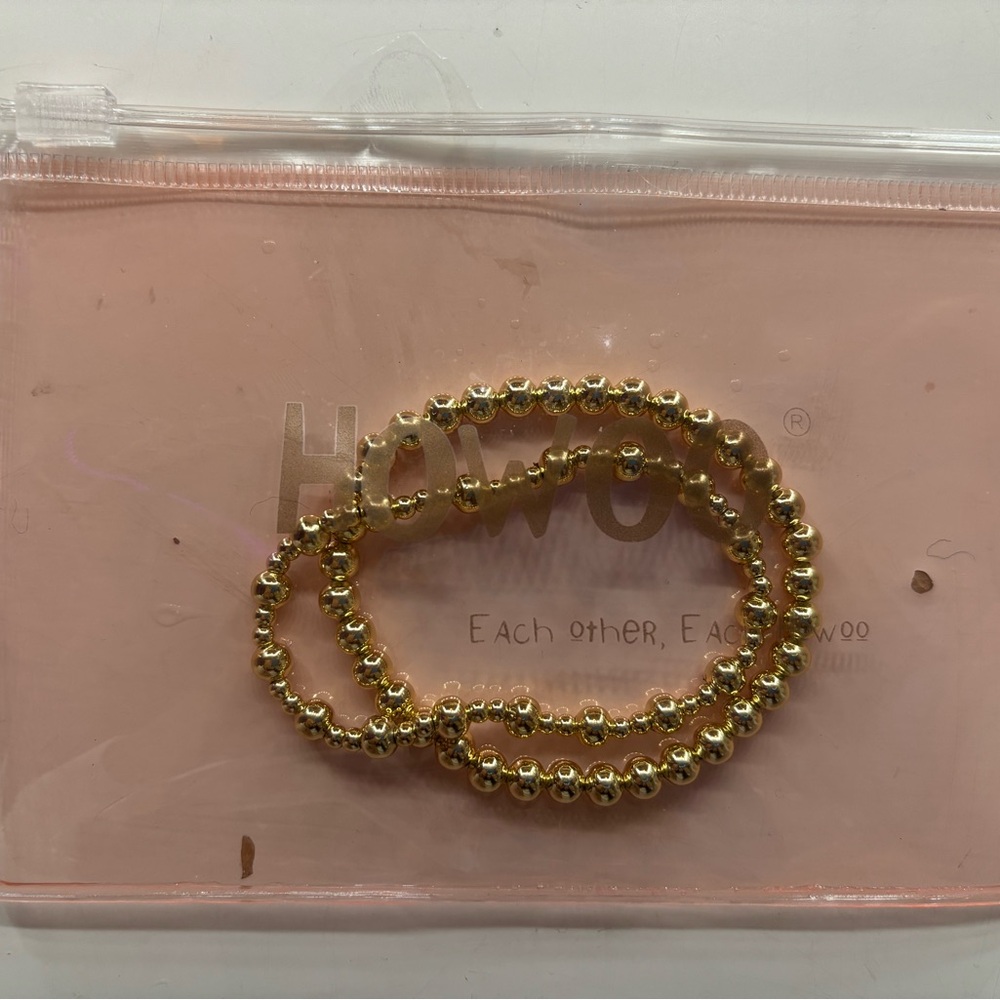 Gold Beaded Bracelets